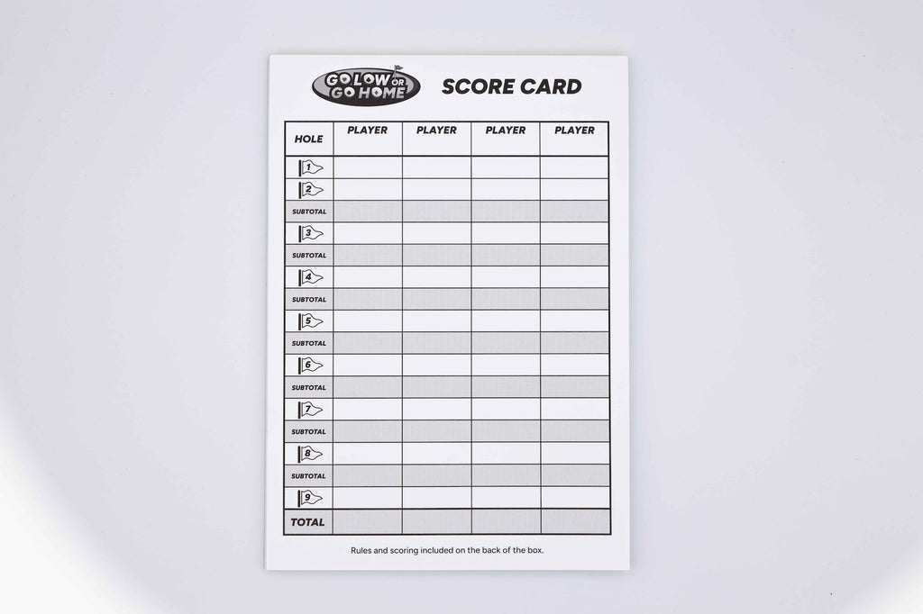 Go Low or Go Home Card Game